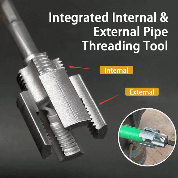 🔥HOT SALE - Integrated Internal & External Pipe Threading Tool