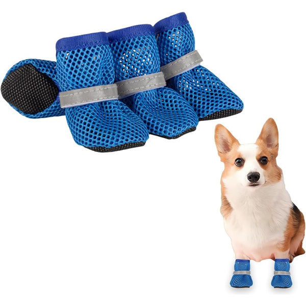 All-Season Breathable Mesh Dog Boots
