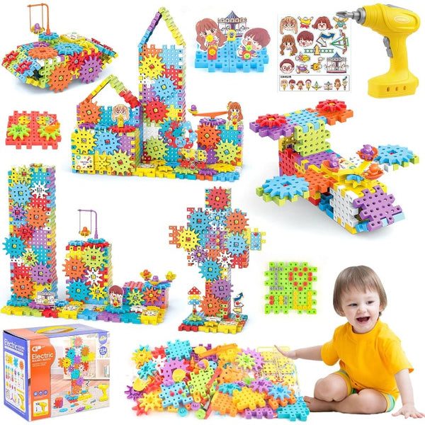 Electric Gear Building Toy Set
