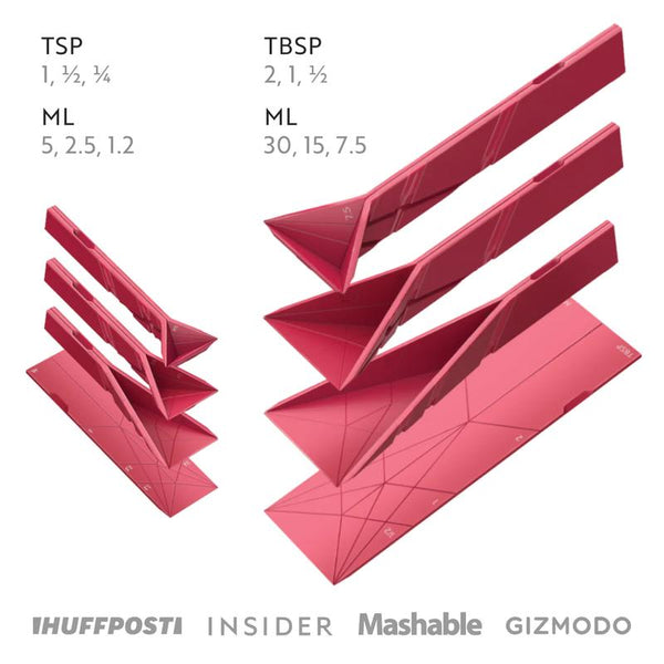 Polygons Folding Measuring Spoons