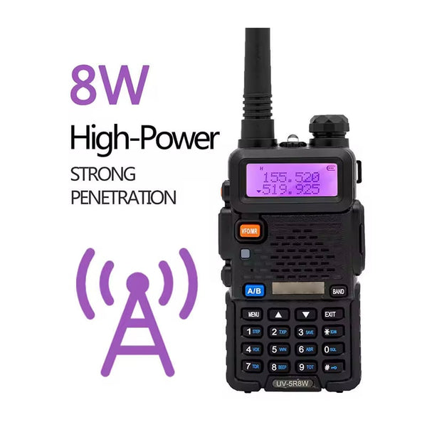 UV‑5R Dual‑Band Ham Radio Transceiver – Long‑Range, Rugged, and Feature‑Packed