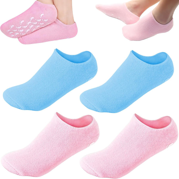 Essential Oil-Infused Moisturizing Gel Socks