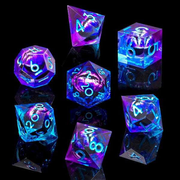 Enchanted Dragon's Gaze RPG Dice Set