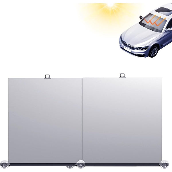 Automatic Retractable Car Sunshade,Automatic Retractable Sunshade for Car Windshield,Retractable Car Sun Shade,Retractable Windshield Sun Shade,Retractable Sun Shade for Car (1pcs)