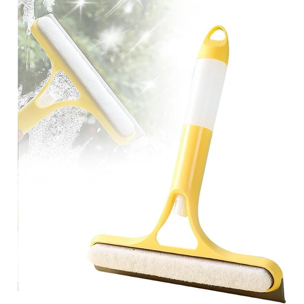 Spray-Scrub-Squeegee All-in-One Glass Cleaner