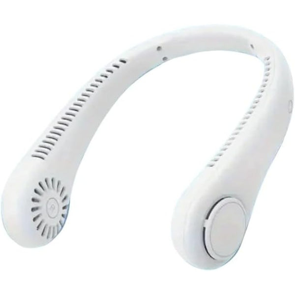 360° Bladeless Wearable Neck Fan – USB-C Rechargeable with 3 Speeds